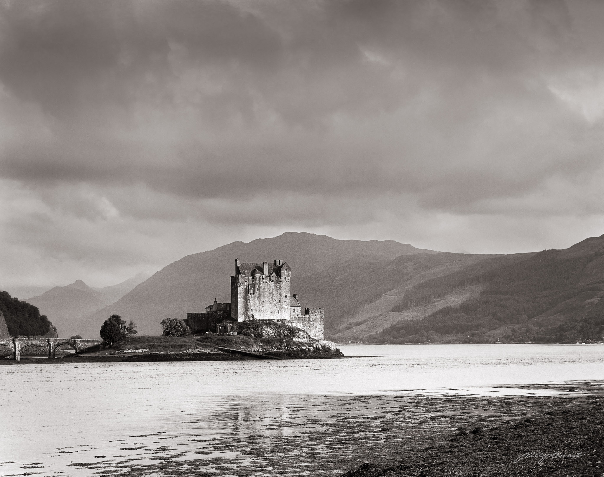 Eilean Donan Castle During a Clearing Storm
